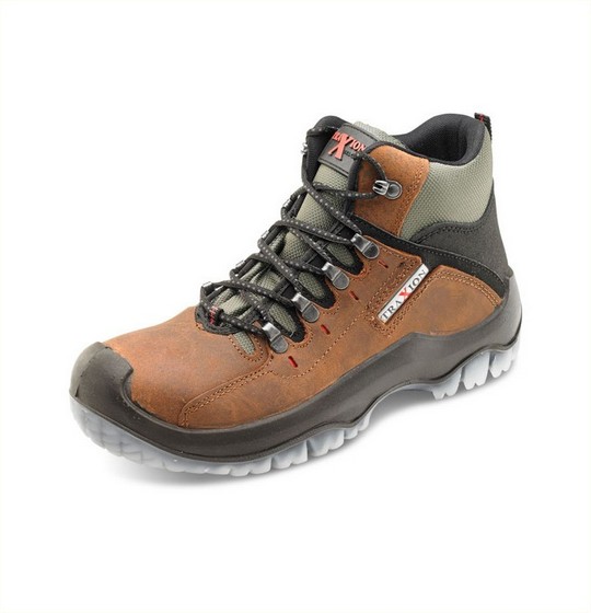 Hiker Boots Traction Brown
